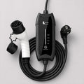 Chargeur portable Type 2 3,5 kW avec boîtier de réglage 8 à 16 A, câble de 5 m et prise Schuko