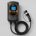 Wallbox Type 2 EZEVEN-EV 7,6 kW murale avec écran LCD couleur, connecteur Type 2 et câble intégré de 5 m